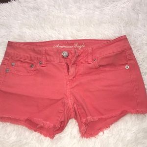 Pink American eagle shorts